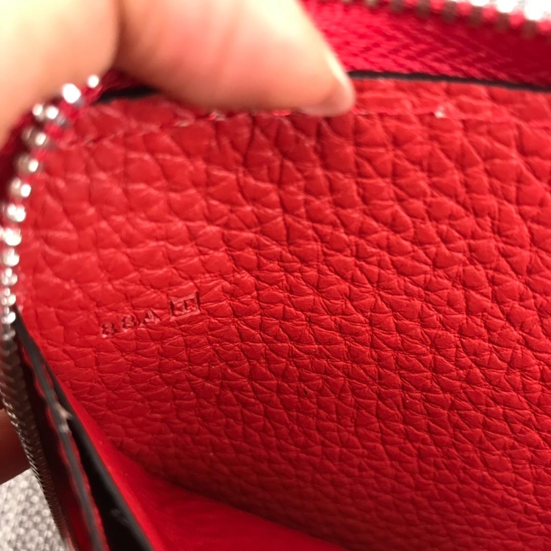 Best Price Hermes H505 Long Punching H Women Wallet Red