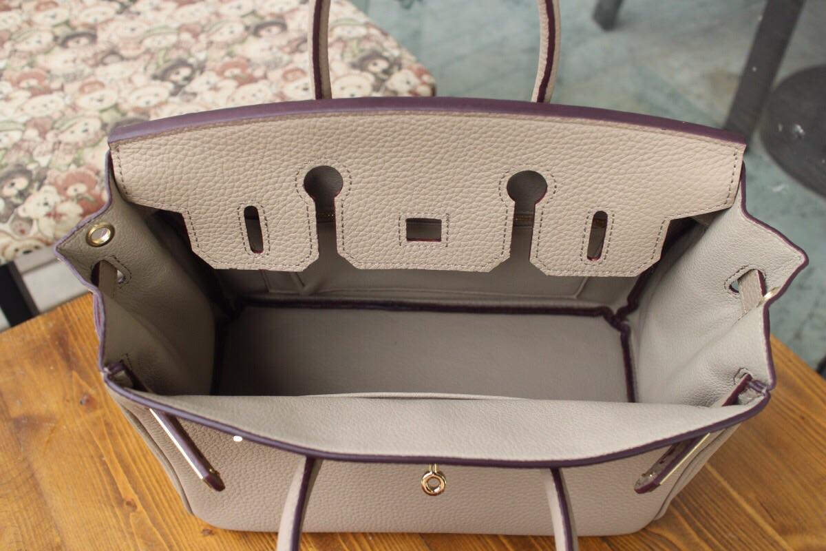 Replica Hermes Birkin Togo Calfskin Handbag 30cm and 35cm Grey