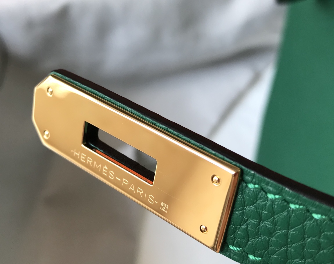 Hermes Birkin 30CM 35CM Togo Leather Emerald With Gold