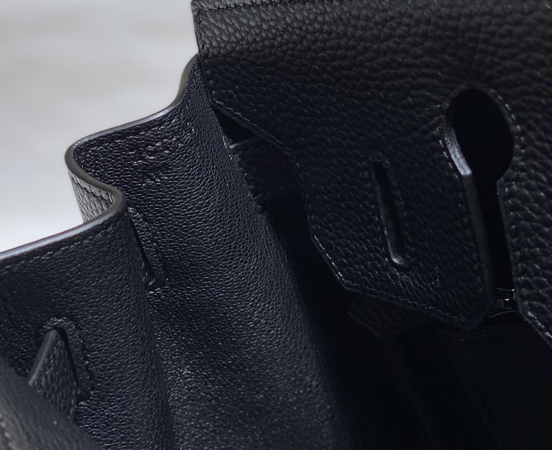 Hermes Birkin 30CM 35CM Togo Leather Black With Silver