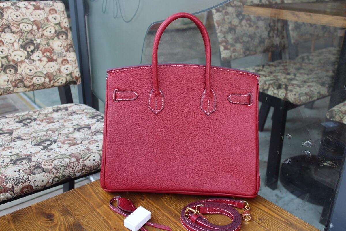 Hermes Birkin Togo Calfskin Handbag 30cm and 35cm Red