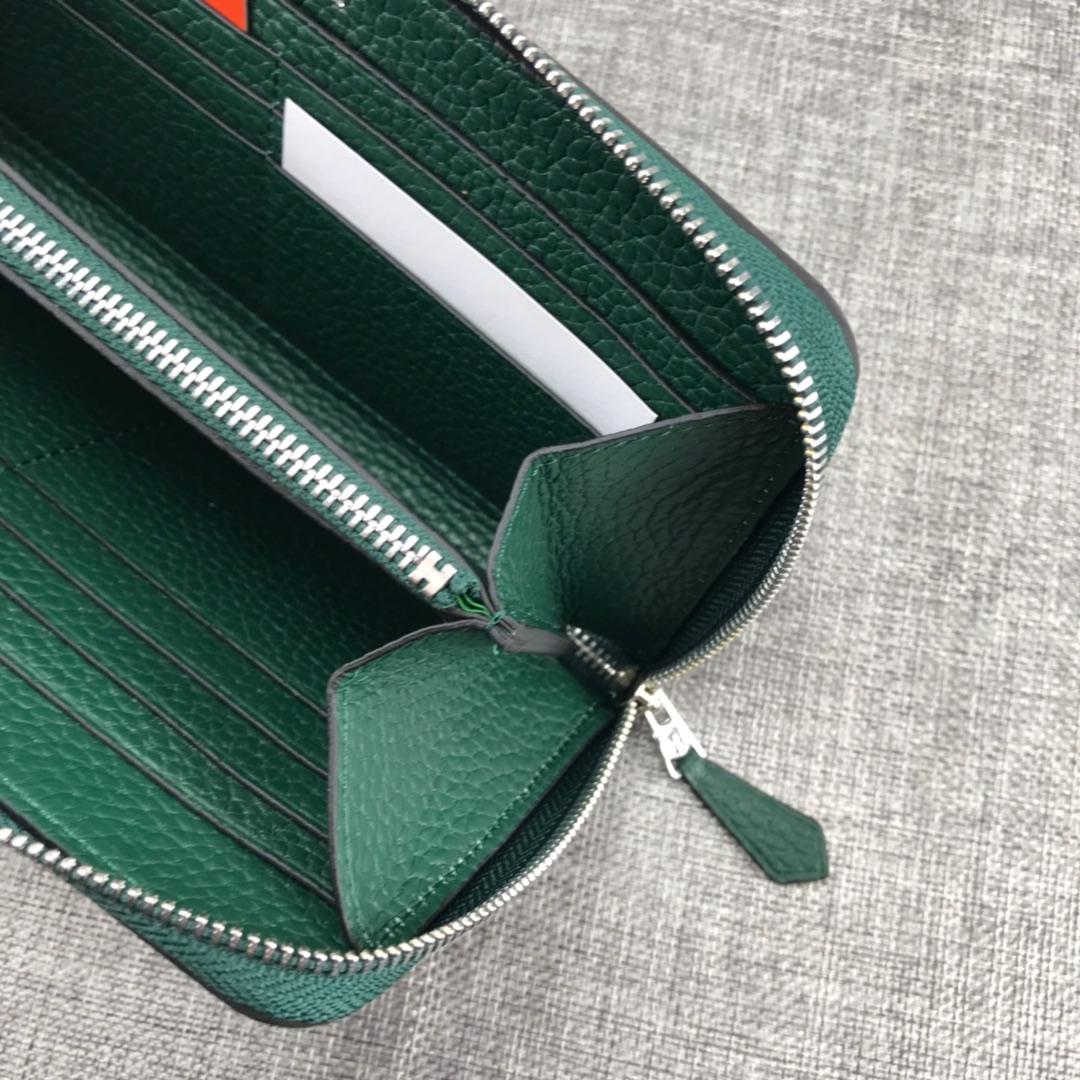 Best Price Hermes H505 Long Punching H Women Wallet Green