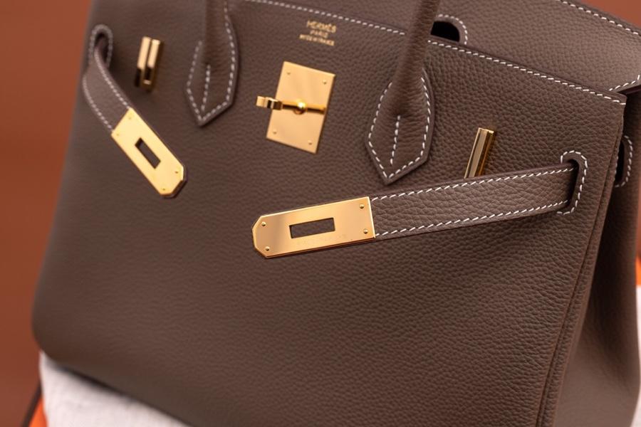 Original Copy Hermes Birkin 35cm Handbag Light Coffee