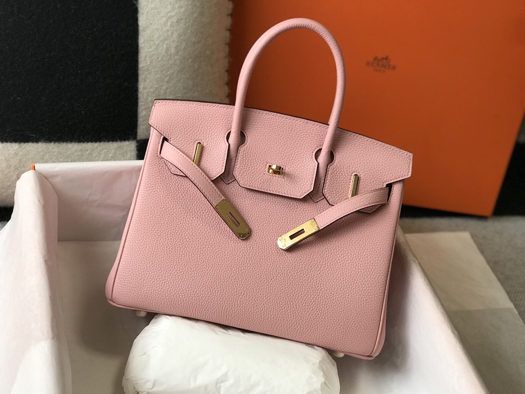 Hermes Birkin 30CM 35CM Togo Milkshake With Gold
