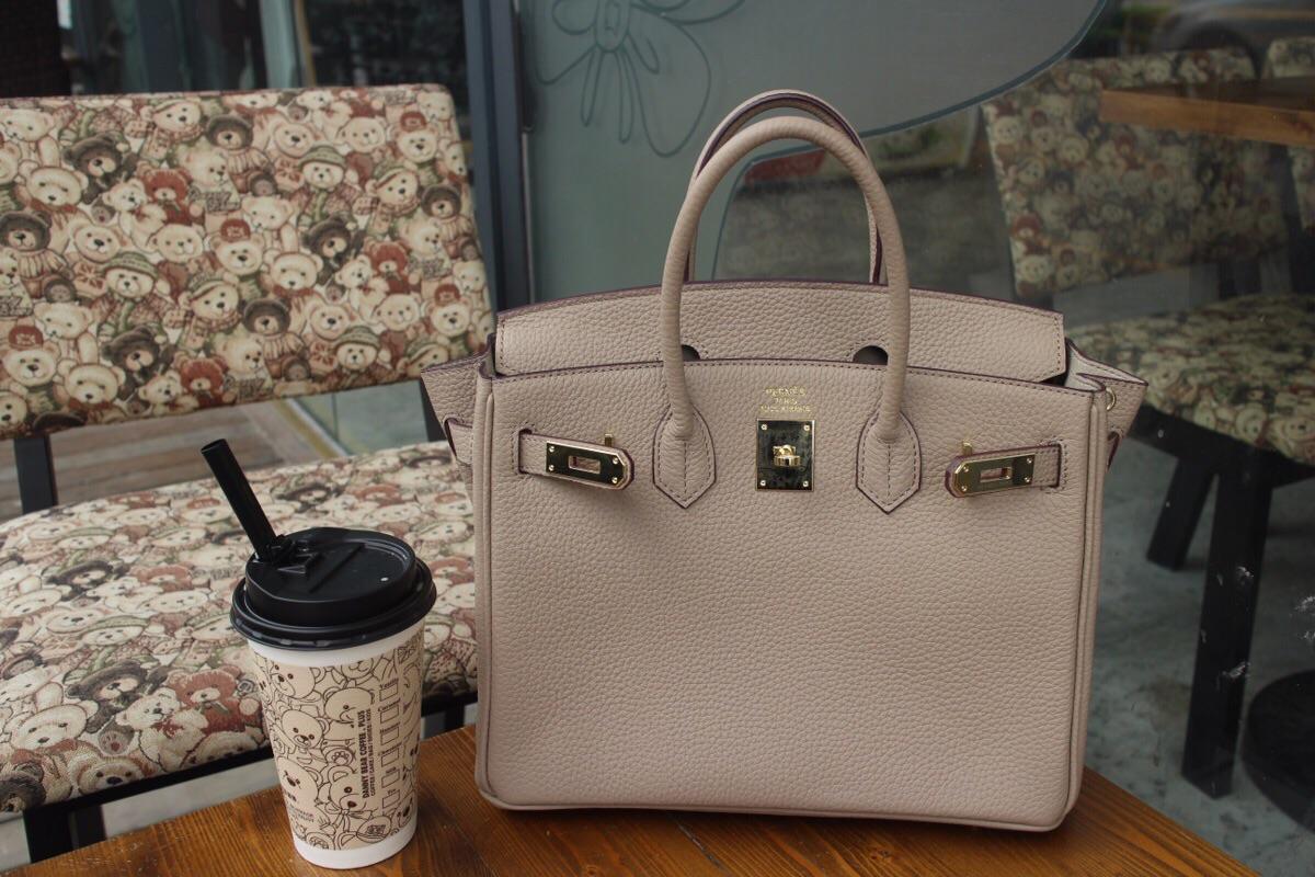 Replica Hermes Birkin Togo Calfskin Handbag 30cm and 35cm Grey