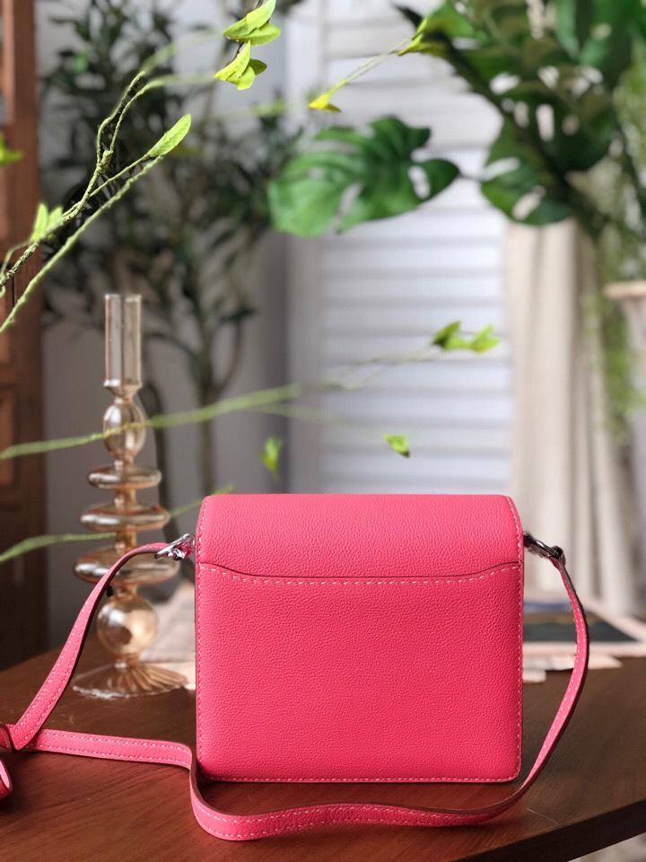 Replica Hermes Roulis Mini 19cm Swift Calf Togo Leather Shoulder Bag Pink