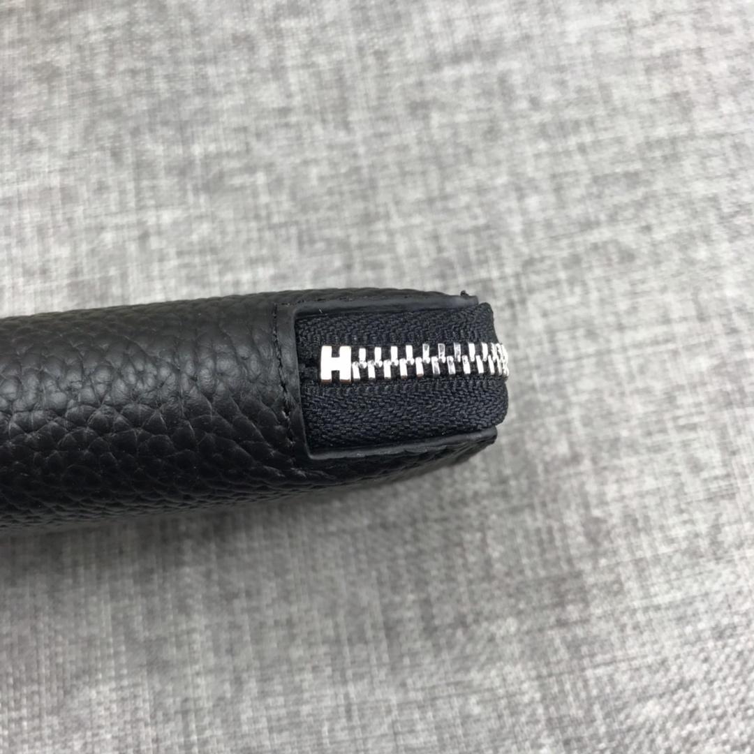 Best Price Hermes H505 Long Punching H Women Wallet Black