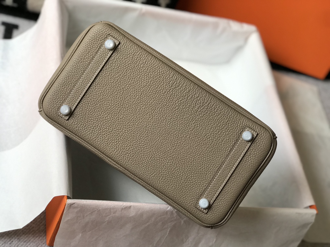 Hermes Birkin 30CM 35CM Togo Leather Dove Grey With Silver